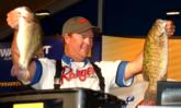 Steve Kennedy of Auburn, Ala., caught the third-heaviest limit - 19 pounds, 8 ounces - and made the pro cut in fifth place with 34-0.