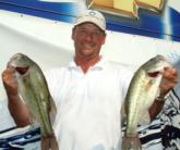 Gary Clouse of La Vergne, Tenn., is in third place with a two-day total of 26 pounds, 2 ounces.
