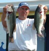 Ron Fabiszak took over the co-angler lead on day three with a limit weighing 21 pounds.
