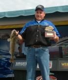 Kevin Valerius won the Co-angler Division of the FLW Walleye Tour event on Devils Lake.