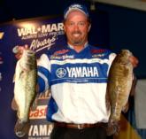 Pro Curt Lytle of Zuni, Va., placed fifth with an opening-round total of 34 pounds, 8 ounces. He caught 17-13 on day one and 16-11 on day two.