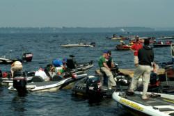 Lake Champlain kicked up a fuss Thursday afternoon under some breezy conditions, but that didn