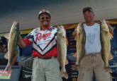 Pro Ted Takasaki and co-angler Brad Leonard caught five Green Bay walleyes on day two that weighed 31 pounds, 3 ounces.