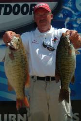 Gary Guilliams of Troutville, Va., used a catch of 21 pounds to grab the top overall spot on the co-angler leaderboard.