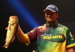 Ray Scheide took second place and $50,000 with a five-bass, 14-pound, 6-ounce catch.