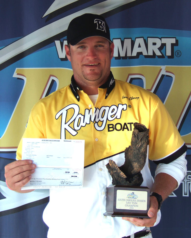 Image for Cherry wins Wal-Mart Bass Fishing League Super Tournament on Lake Wylie