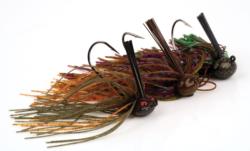 Football-head jigs come in a various colors and styles, but the basic shape is the same. Most anglers use jigs in the 1/2- to 1-ounce range.