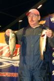 Co-angler Tommy Szwankowski of Hope, Ark., still leads the Co-angler Division with a two-day total of 18-10.