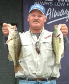 TTT Angler of the Year Trent Huckaby finished ninth with 18 pounds, 12 ounces over two days.