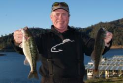 Pro Gene Gray of Atascadero, Calif., slipped to third place Friday after posting his lightest limit of the week - 9 pounds, 4 ounces. His three-day total sits at 33-11.