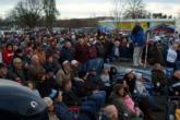 A great crowd braved chilly temps Saturday afternoon to watch the tightly contested final weigh-in in Redding.