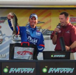 Jason Knapp finished the season-opening BP Eastern Division FLW Series event in seventh place.