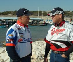 Pro Jerry Green sits in third place with two days of FLW Tour competition left on Lake Travis.