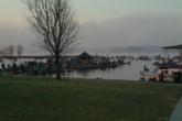 A view of Lakepoint State Park on Lake Eufaula before takeoff on day one.