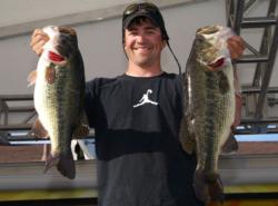 Pro Ronald Hobbs Jr., of Graham, Wash., caught a 27-pound, 12-ounce stringer for third place.