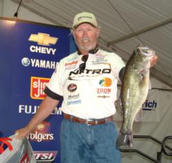 This 6-pound, 1-ounce hog earned Tommy Martin the Snickers Big Bass award in the Pro Division.