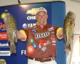 John Sappington used brown bass to capture fouth place in the Pro Division.