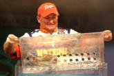 Co-angler Kevin Wells took fifth place with 24 pounds, 9 ounces over three days.