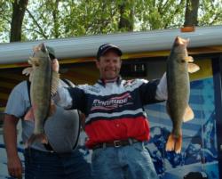 Chisago City, Minn., pro Chris Gilman is fifth with one day left in the opening round.