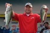 Curt McGuire sits in the No. 2 spot for the third straight day with a three-day catch of 54 pounds, 6 ounces.