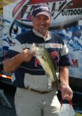 Co-angler Stephen Smith dropped one rung to second with 38 pounds, 2 ounces over three days.