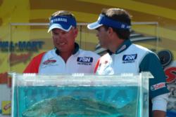 Team Castrol members Clark Jordan and Chief Tauzin, both of Pearland, Texas, finished the Port Aransas Redfish Series event in second place.