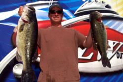 Pro Justin Kerr of Simi Valley, Calif., claimed fourth place with a two-day total of 45 pounds, 2 ounces.