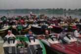 The 52-boat field waits for day-two launch.