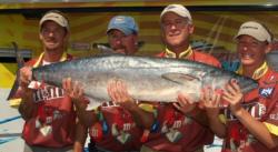 Team M&M / Wild Ride, captained by Randy Griffin Jr. of Hampstead, N.C., caught a 46-pound, 2-ounce kingfish and made the cut in fourth place.