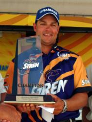 Pro Greg Bohannan of Rogers, Ark., caught a five-bass limit weighing 11 pounds, 3 ounces Saturday to win the $275,225 Stren Series Central Division tournament on Columbus Pool.