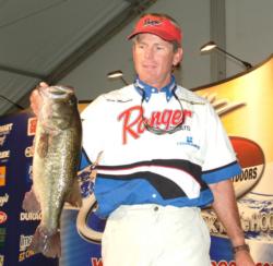 Ken Murphy is second among the co-anglers with 16 pounds, 5 ounces.