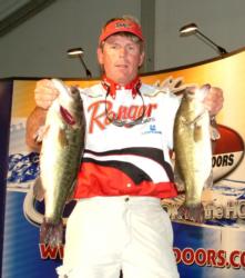 Ken Murphy leads the Co-angler Division with 10 bass over two days that weighed 30 pounds, 2 ounces.