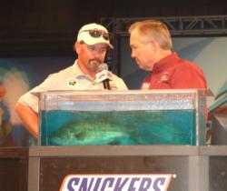Ken Keirsey took third in the Co-angler Division and won $9,000.