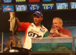 David Dudley earned $50,000 for his second-place finish on the Potomac River.