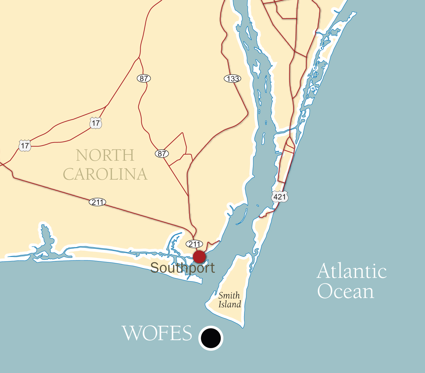 North Carolina Distressed Fly Fishing State Map - North Carolina
