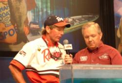 Co-angler Ken Murphy finished third at the 2007 Forrest Wood Cup.