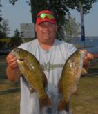 Co-angler Lynn Baciuska of Afton, N.Y., finished second with a two-day total of 29 pounds, 2 ounces.