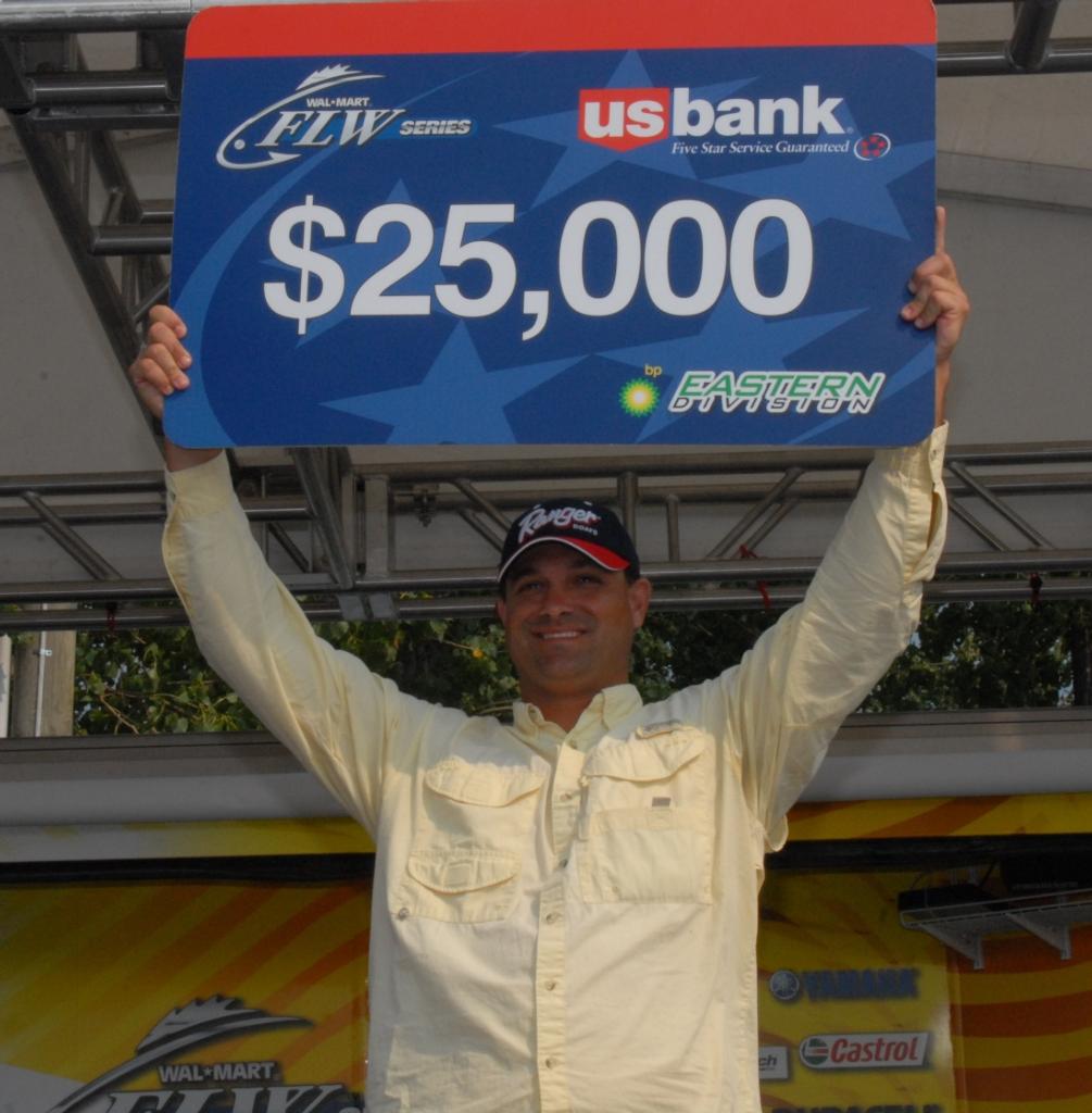 Image for Dubroc wins co-angler title at weather-shortened FLW Series event