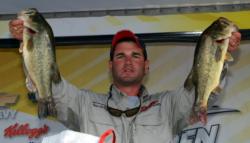 Thomas Lavictoire of West Rutland, Vt., earned fourth place for the pros with a three-bass weight of 9 pounds, 14 ounces.