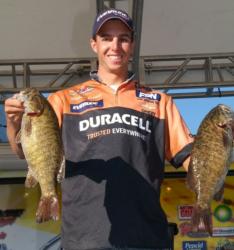 Pro Michael Bennett of Roseville, Calif., used a three-day catch of 36 pounds, 2 ounces to head into tomorrow's finals in fourth place.