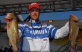 Yamaha pro Terry Bolton of Paducah, Ky., weighed in five bass for 16 pounds, 7 ounces to start the event in second place.