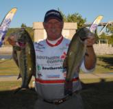 Tom Mann, Jr., of Buford, Ga., captured five bass weighing 15 pounds, 2 ounces for a fourth-place start.