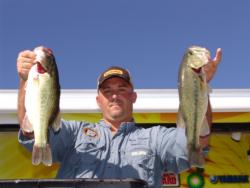 Local pro Ryan Lovelace climbed  19 notches on day two and grabbed fifth place with 23-3.