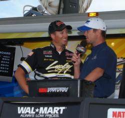 Brent Ehrler discusses his Angler of the Year chances with Robbie Floyd.