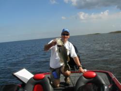 TBF angler Dave Andrews shows he knows how to fish the main lake at Okeechobee.