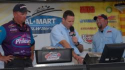 Prilosec pro Koby Kreiger and western pro Ted Holverson are separated by just 1 pound.