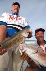 FLW Redfish Series pros Gary McKenzie and Sam Bertha Jr.