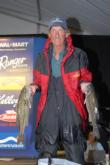 Lynn Oswalt of Jasper, Ala., is in third place in the Co-angler Division with a two-day total of 15-4. 