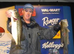 Pro Scott Canterbury of Odenville, Ala., is in second place after day two with a two-day total of 26-12.