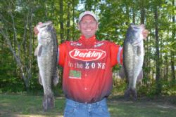 Berkley pro Ron Klys of Gainesville, Fla., is in fourth place with a two-day total of 45-10.